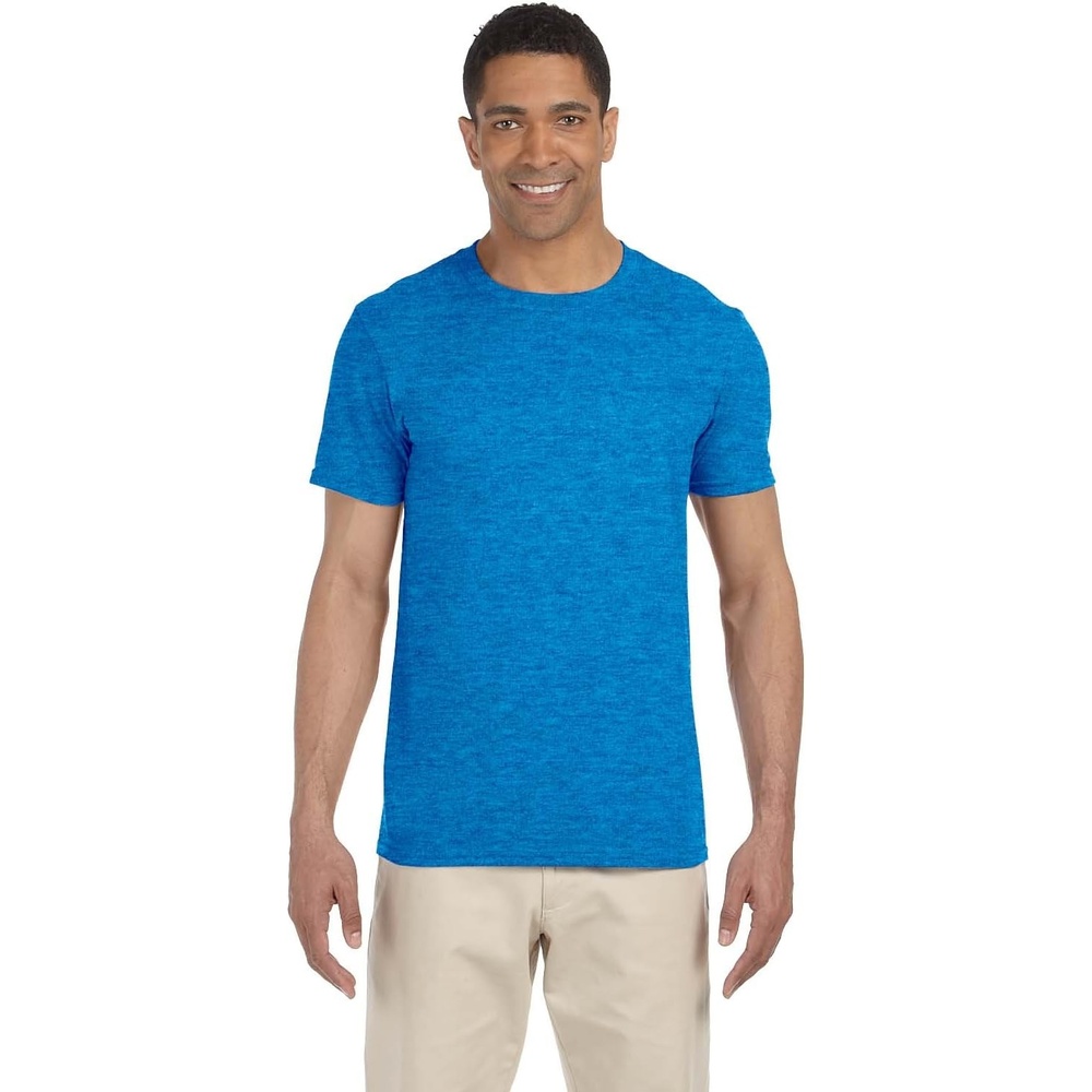 image:imageGildan Mens Short Sleeve 4Pack Polyester Performance TShirt XMedium heather Royal 3565