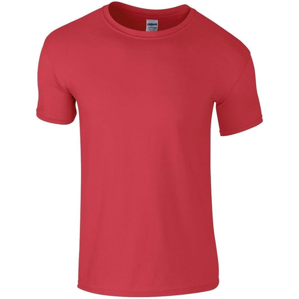 image:imageGildan Mens Short Sleeve 4Pack Polyester Performance TShirt XOrange red purple