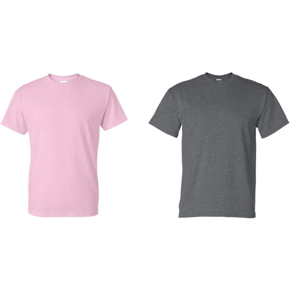 image:imageGildan Mens Short Sleeve 4Pack Polyester Performance TShirt XPinkDarkheather