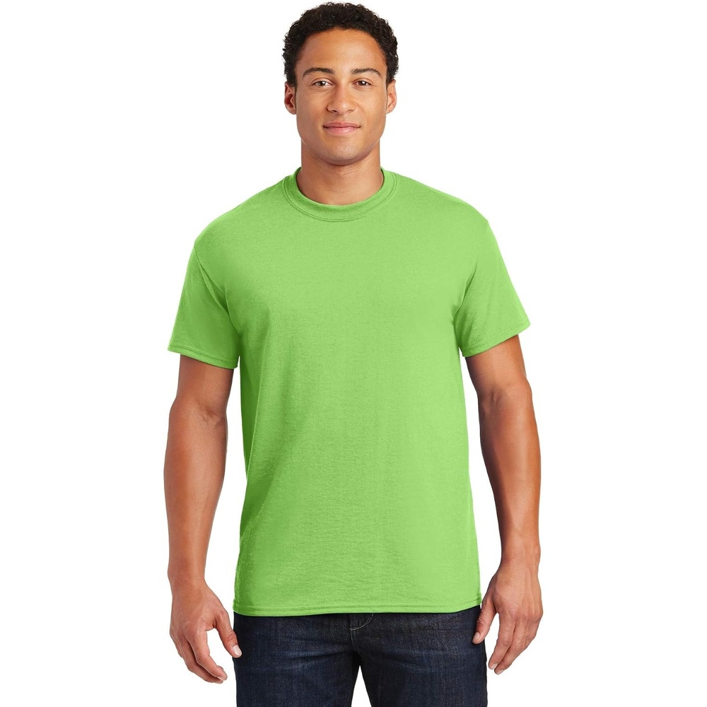 image:imageGildan Mens Short Sleeve 4Pack Polyester Performance TShirt XSafety Lime