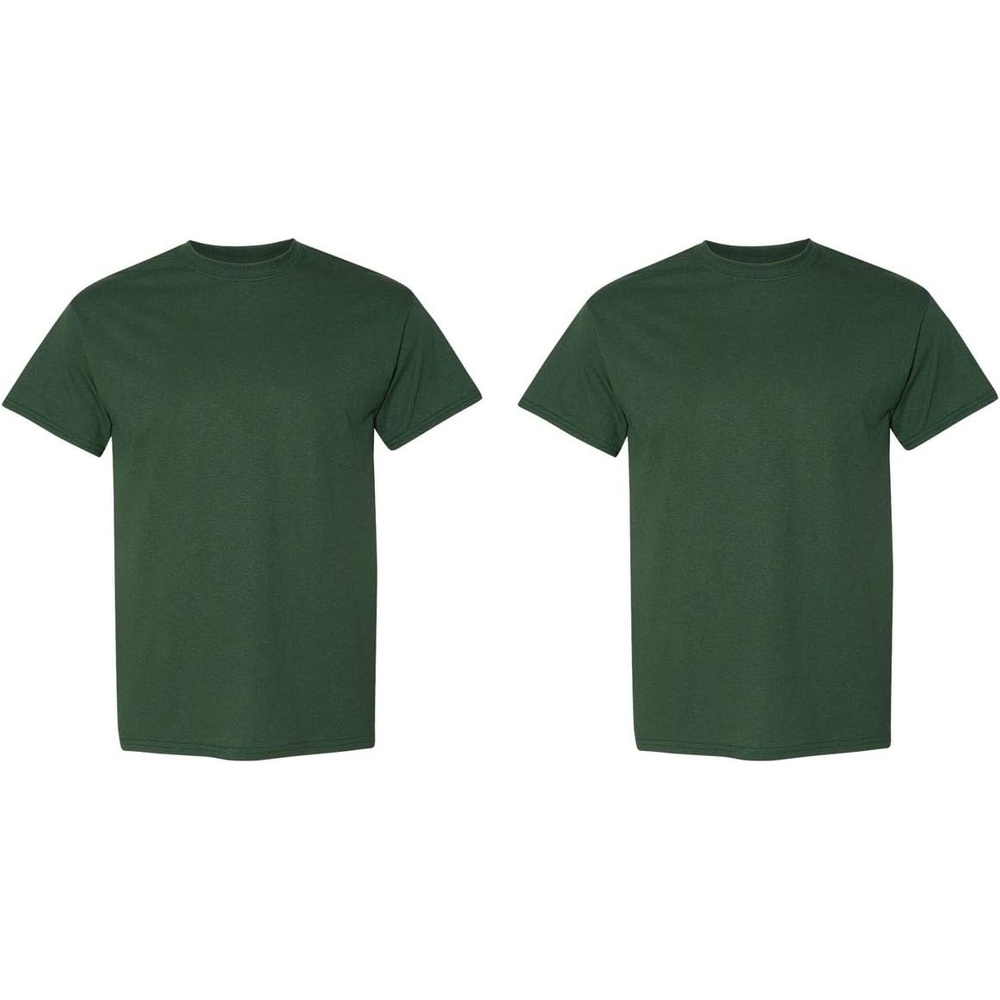 image:imageGildan Mens Short Sleeve 4Pack Polyester Performance TShirt XSport Dark Green