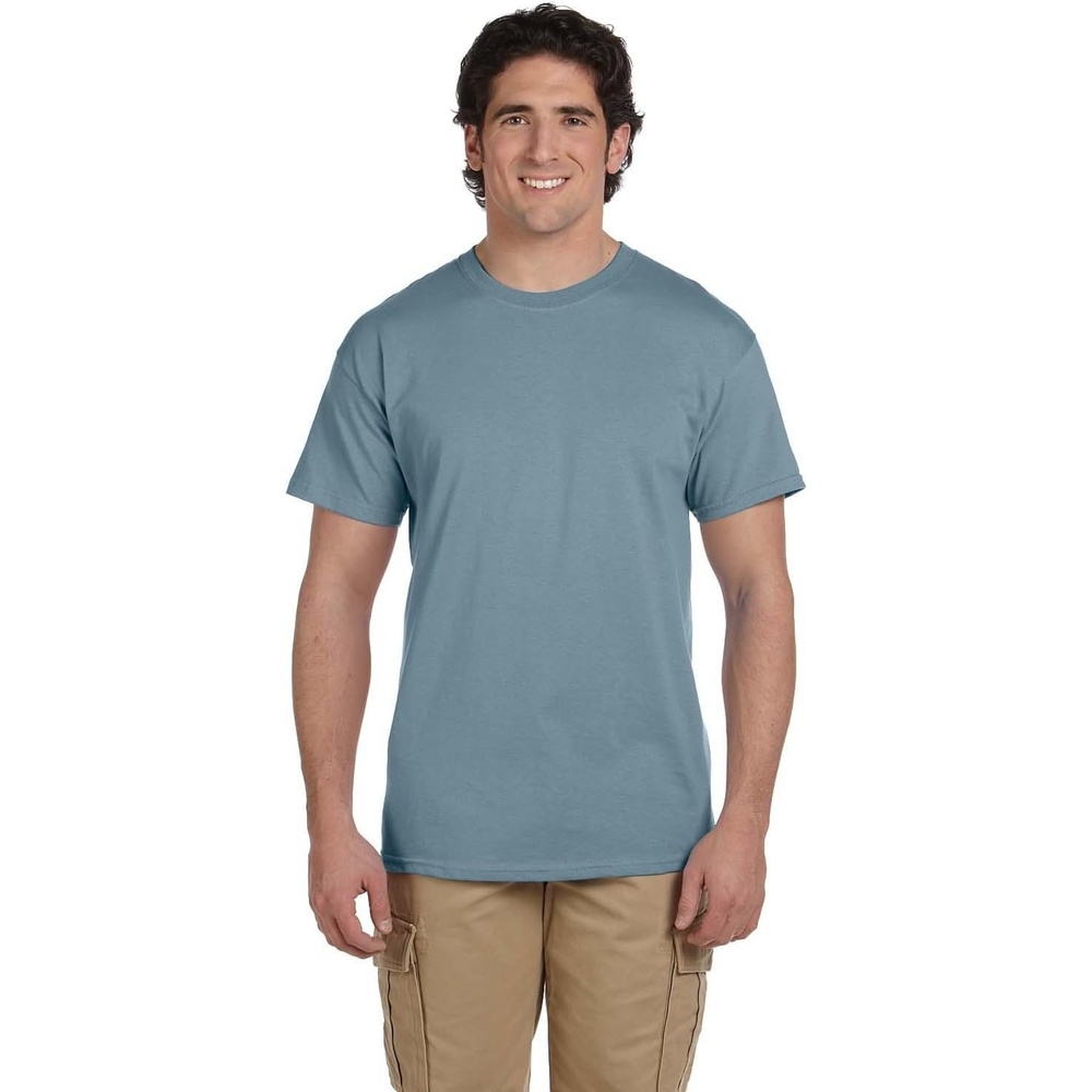 image:imageGildan Mens Short Sleeve 4Pack Polyester Performance TShirt XStone Blue