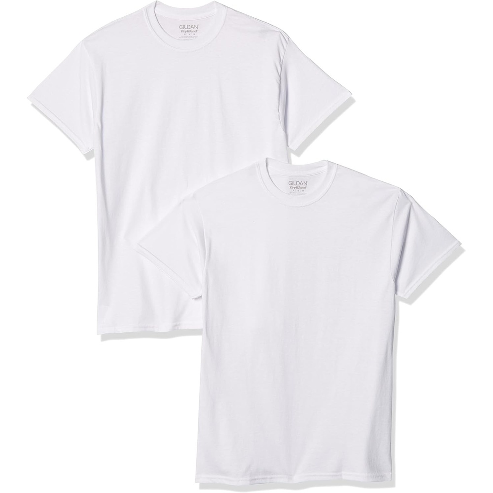 image:imageGildan Mens Short Sleeve 4Pack Polyester Performance TShirt XWhite 2pack