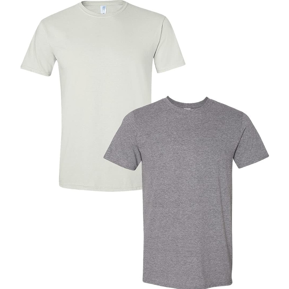 image:imageGildan Mens Short Sleeve 4Pack Polyester Performance TShirt XWhiteGraphite Heather