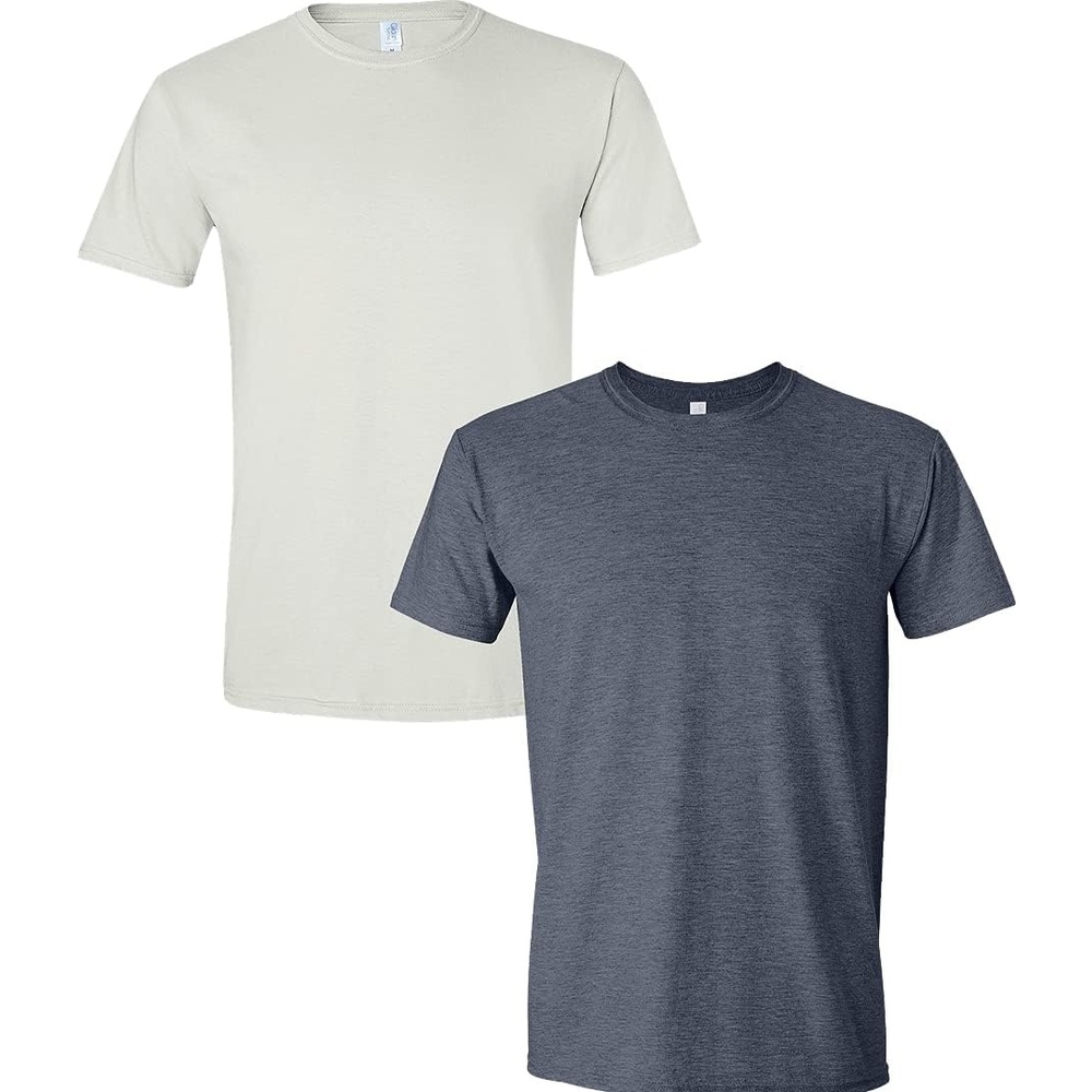 image:imageGildan Mens Short Sleeve 4Pack Polyester Performance TShirt XWhiteHeather Navy
