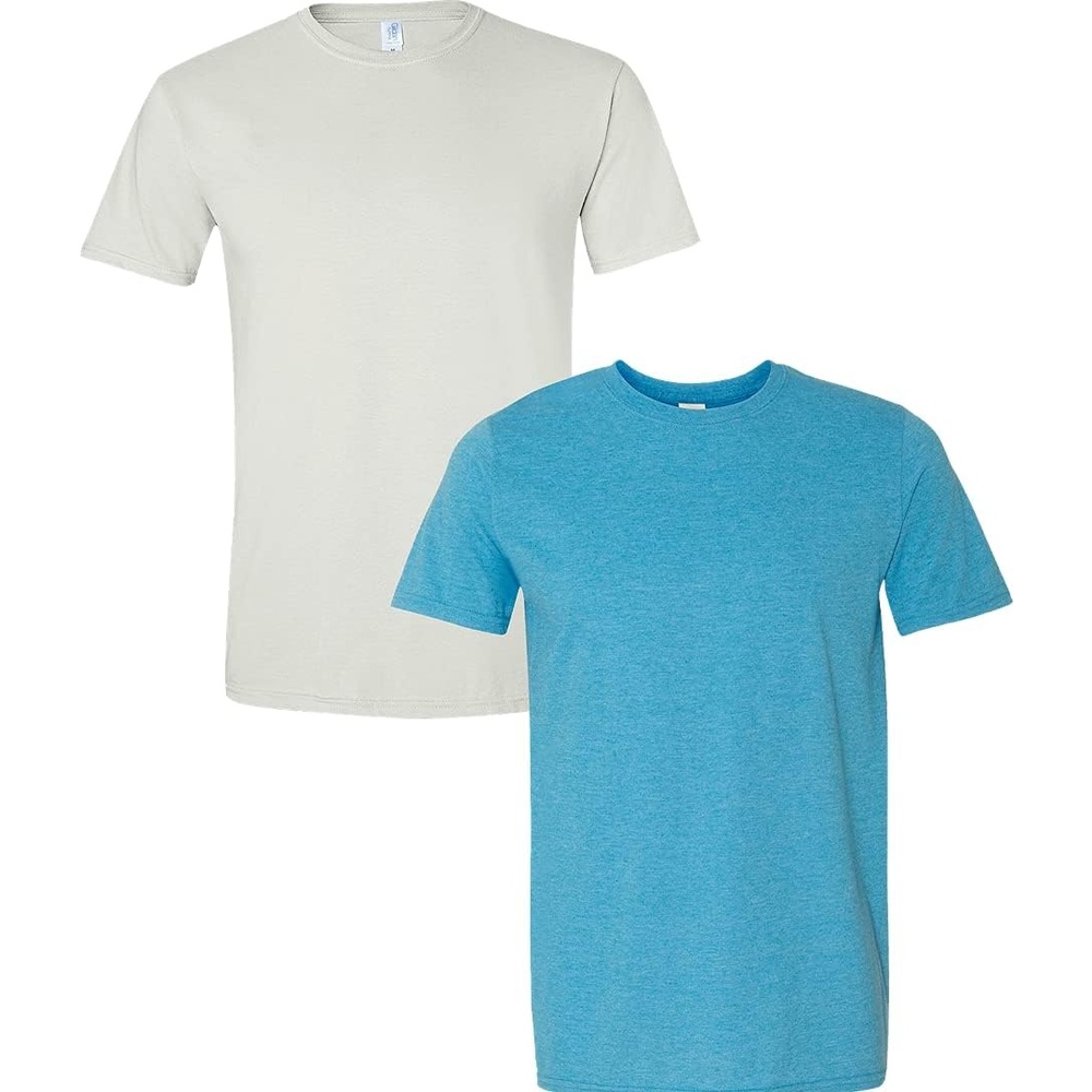image:imageGildan Mens Short Sleeve 4Pack Polyester Performance TShirt XWhiteHeather Sapphire