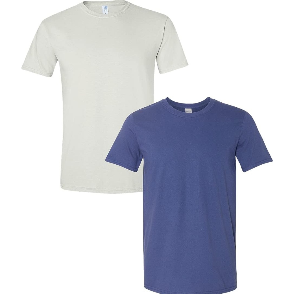 image:imageGildan Mens Short Sleeve 4Pack Polyester Performance TShirt XWhiteMetro Blue