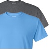 Gildan Men’s Short Sleeve 4-Pack Polyester Performance T-Shirt X(Darkheather/Carolinablue)