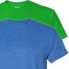 Gildan Men’s Short Sleeve 4-Pack Polyester Performance T-Shirt X(Electricgreen/Hthrsportroyal)