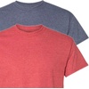 Gildan Men’s Short Sleeve 4-Pack Polyester Performance T-Shirt X(Htsprtdrknavy/Hthsptscrltrd)