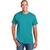 Gildan Men’s Short Sleeve 4-Pack Polyester Performance T-Shirt X(Jadedome/Sand)