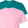 Gildan Men’s Short Sleeve 4-Pack Polyester Performance T-Shirt X(Lightpink/Jadedome)