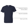 Gildan Men’s Short Sleeve 4-Pack Polyester Performance T-Shirt X(Navy (2-pack))