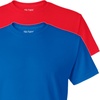 Gildan Men’s Short Sleeve 4-Pack Polyester Performance T-Shirt X(Red/Royal)