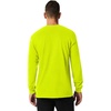 Gildan Men’s Short Sleeve 4-Pack Polyester Performance T-Shirt X(Safety Green)