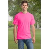 Gildan Men’s Short Sleeve 4-Pack Polyester Performance T-Shirt X(Safety Pink)