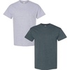 Gildan Adult Ultra Cotton T-Shirt, Style G2000, Multipack((1) Sport Grey + (1) Dark Heather)