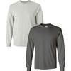 Gildan Men’s Short Sleeve 4-Pack Polyester Performance T-Shirt X(Ash/Charcoal)