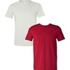 White/Antique Cherry Red