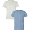 White/Heather Indigo