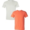 White/Heather Orange