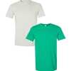 White/Kelly Green