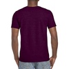 Gildan Softstyle Unisex Adult Shirt(Brown (Maroon))