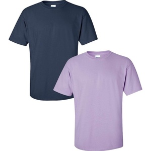 Gildan Adult Ultra Cotton T-Shirt, Style G2000, Multipack((1) Navy + (1) Orchid)