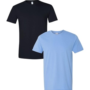 Gildan Men’s Short Sleeve 4-Pack Polyester Performance T-Shirt X(Black/Carolina Blue)