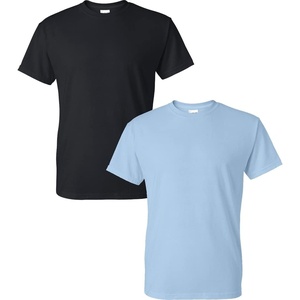 Gildan Men’s Short Sleeve 4-Pack Polyester Performance T-Shirt X(Black/Light Blue)