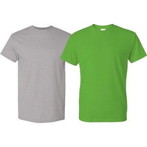Gildan Men’s Short Sleeve 4-Pack Polyester Performance T-Shirt X(Gravel/Electricgreen)