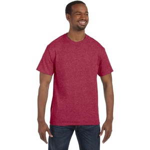 Gildan Men’s Short Sleeve 4-Pack Polyester Performance T-Shirt X(Heather Red)
