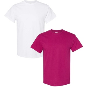 Gildan Men’s Short Sleeve 4-Pack Polyester Performance T-Shirt X(White/Berry)