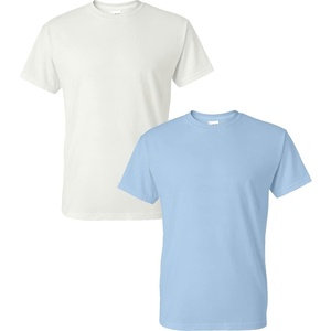 Gildan Men’s Short Sleeve 4-Pack Polyester Performance T-Shirt X(White/Light Blue)